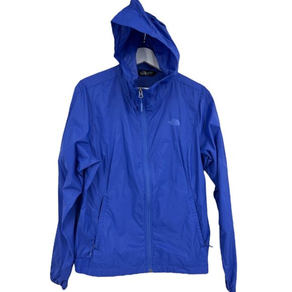The North Face Cyclone 2 jacket LRG womens Blue Hooded windbreaker light weight - Picture 1 of 14